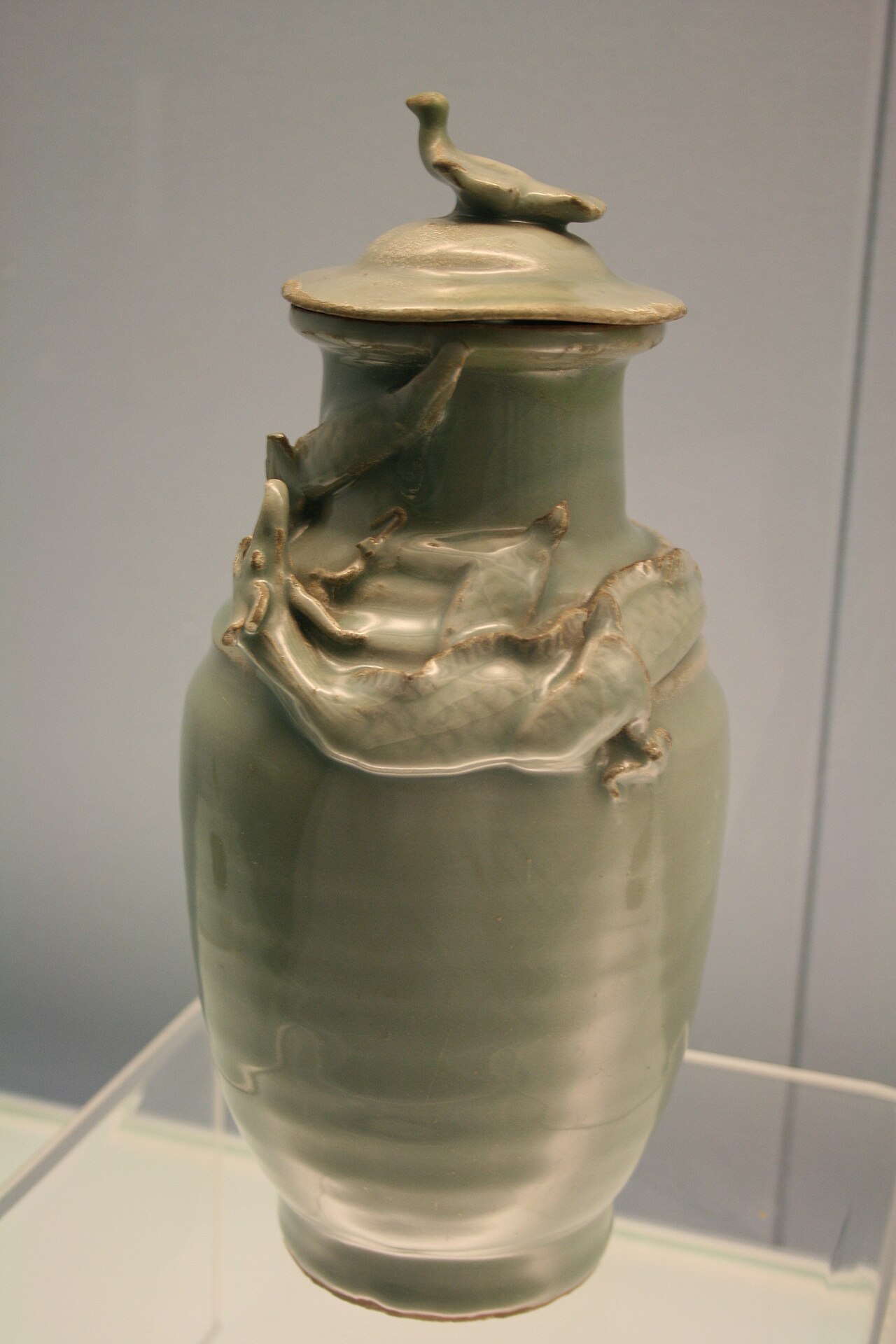 Large Celadon Vase, Studio Piece