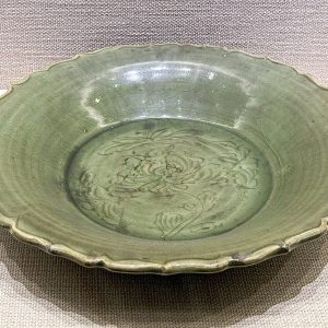 Celadon Lotus-Petal Dish