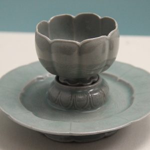 Celadon Tasting Cups, Pair