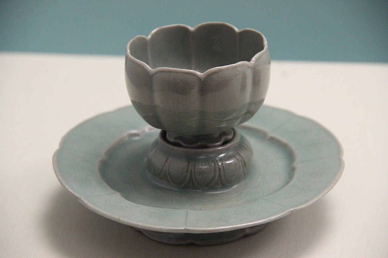 Celadon Tasting Cups, Pair