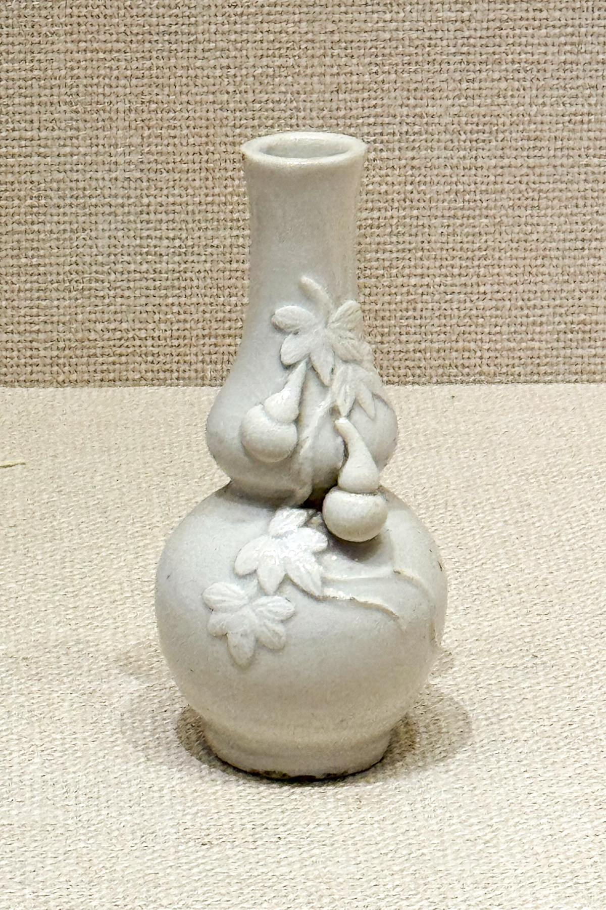 Gourd-Shaped Vase, White Glaze