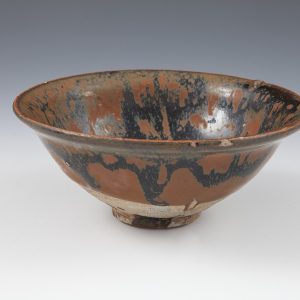 Tenmoku Glaze Coffee Cup & Saucer